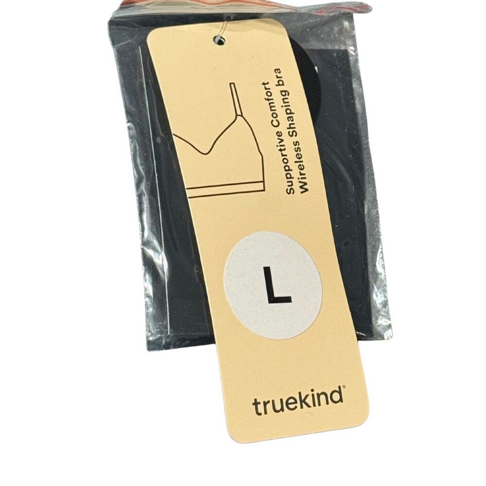 Shapermint TRUEKIND Supportive Comfort Wireless Shaper Bra Black NWT Large - Picture 4 of 8